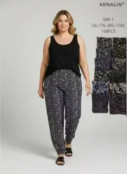 Штани жіночі БАТАЛ (5XL-7XL, 8XL-10XL) P97515 Штани жіночі БАТАЛ (5XL-7XL, 8XL-10XL) P97515