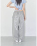 Штани на затяжках (Розмір 42-46 oversize) P005290
