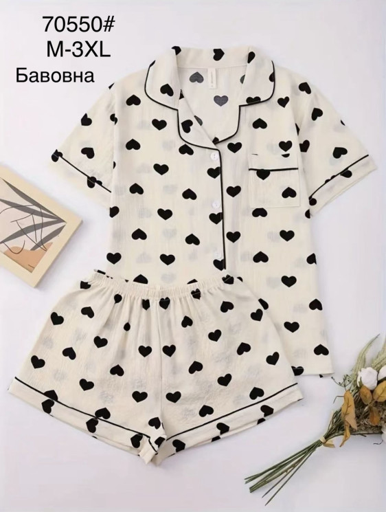 Піжама жіноча  ( M, L, XL, 2XL, 3XL ) N99445