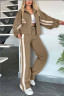 Спортивний костюм на флісі жіночий (46-48, 50-52, 54-56, 58-60 р.)  N94550