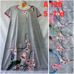 Нічна сорочка жіноча Напівбатал ( 5XL, 6XL, 7XL)  N95683