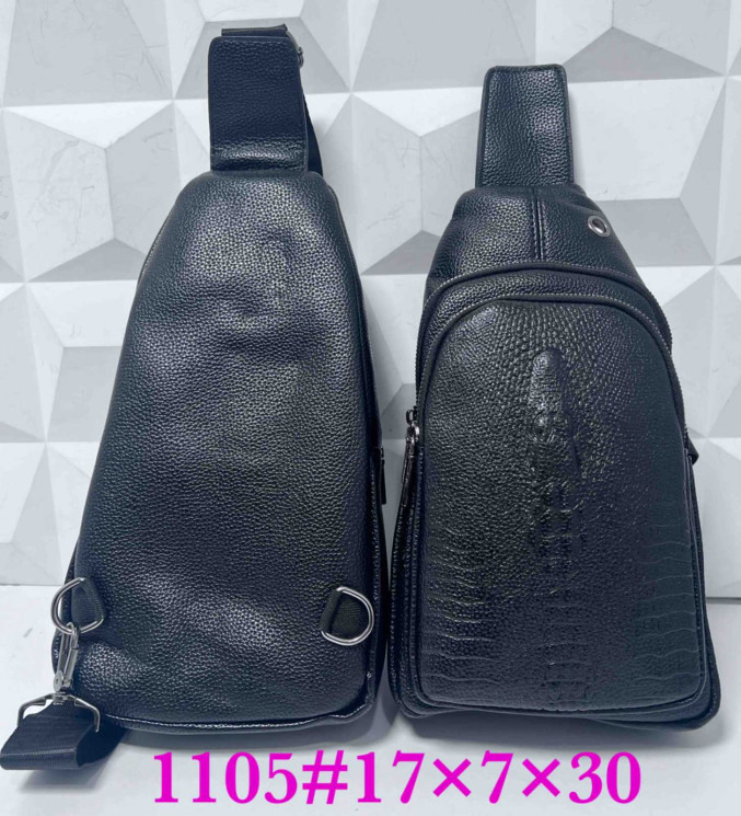 Сумка-бананка чоловіча (17х7х30 см)  K196053