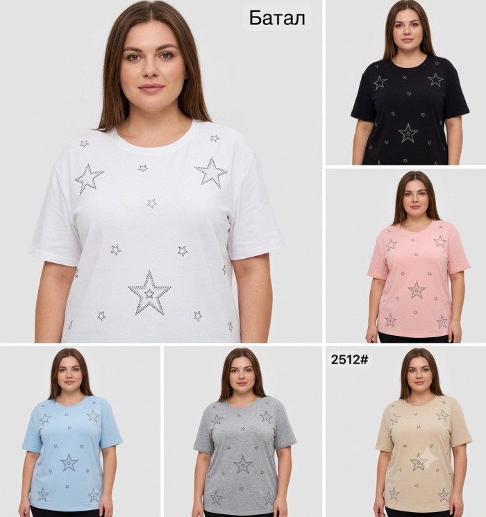 Футболка жіноча Батал ( M-L, L-XL ) N99898