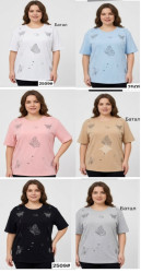 Футболка жіноча Батал ( M-L, L-XL ) N99900