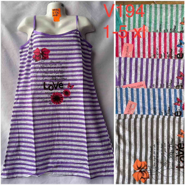 Нічна сорочка жіноча ( XL - 5XL)  N97762