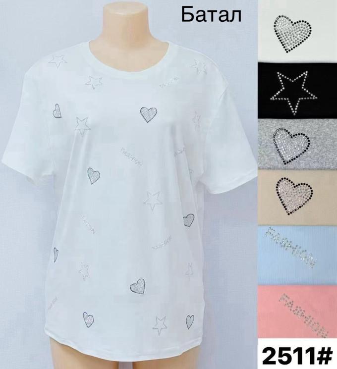 Футболка жіноча Батал ( M-L, L-XL ) N96968
