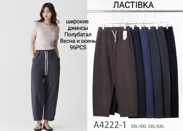 Джинси жіночі ( 3XL-4XL,  5XL-6XL  )  N95525