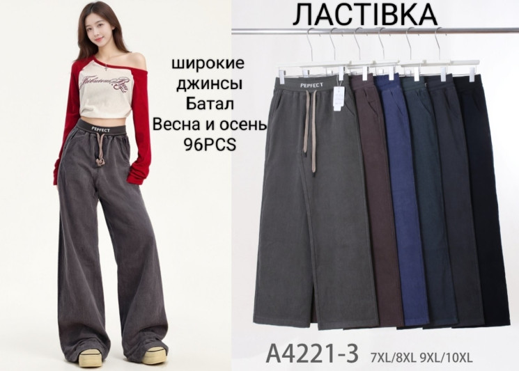 Джинси жіночі Батал ( 7XL-8XL, 9XL-10XL) N95265
