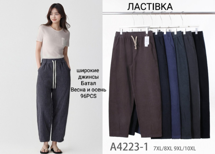 Джинси жіночі Батал ( 7XL-8XL, 9XL-10XL )  N95526