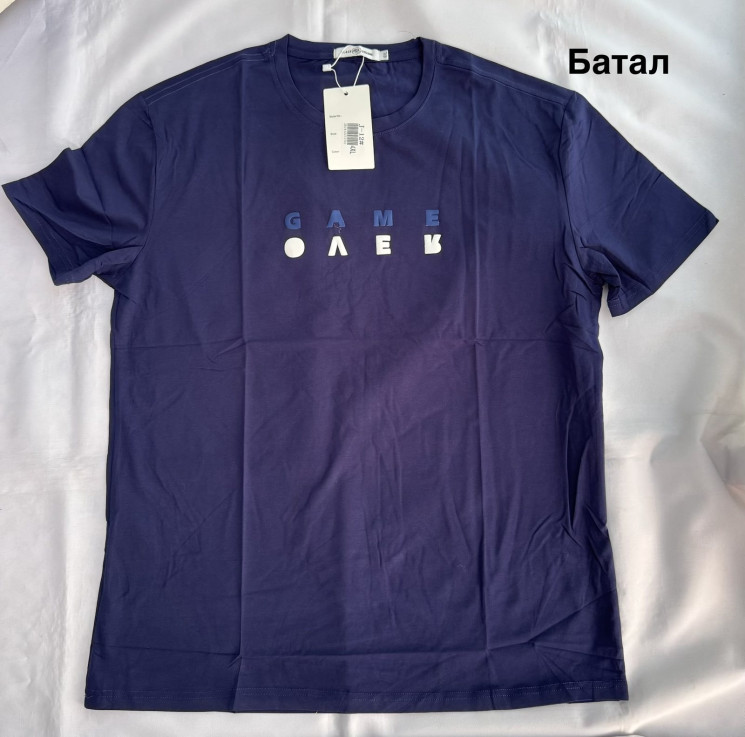 Футболка чоловіча БАТАЛ (4XL,5XL,6XL) P102331