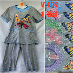 Піжама жіноча (XL, 2XL, 3XL, 4XL, 5XL )  N96030