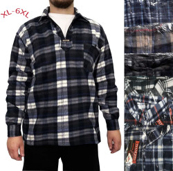 Сорочка чоловіча (фліс) (XL,2XL,3XL,4XL,5XL,6XL) A105655