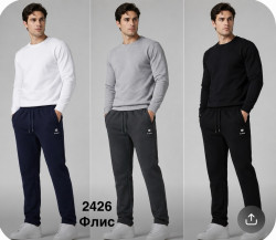 Спортивні штани чоловічі (фліс) (XL,2XL,3XL,4XL,5XL) A105199