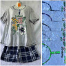 Піжама жіноча Батал (5XL, 6XL, 7XL, 8XL, 9XL )  N96034