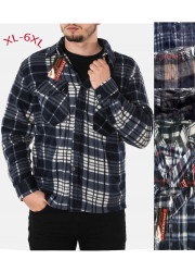 Сорочка чоловіча (фліс) (XL,2XL,3XL,4XL,5XL,6XL) A105656