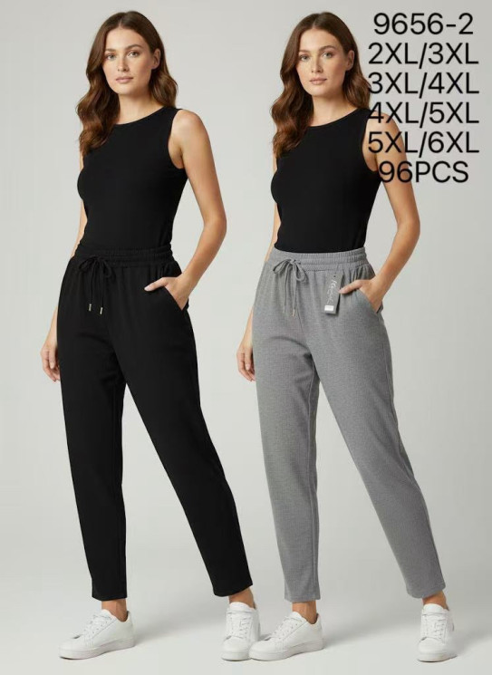 Спортивні штани жіночі ( 2XL-3XL, 3XL-4XL, 4XL-5XL, 5XL-6XL) N95936