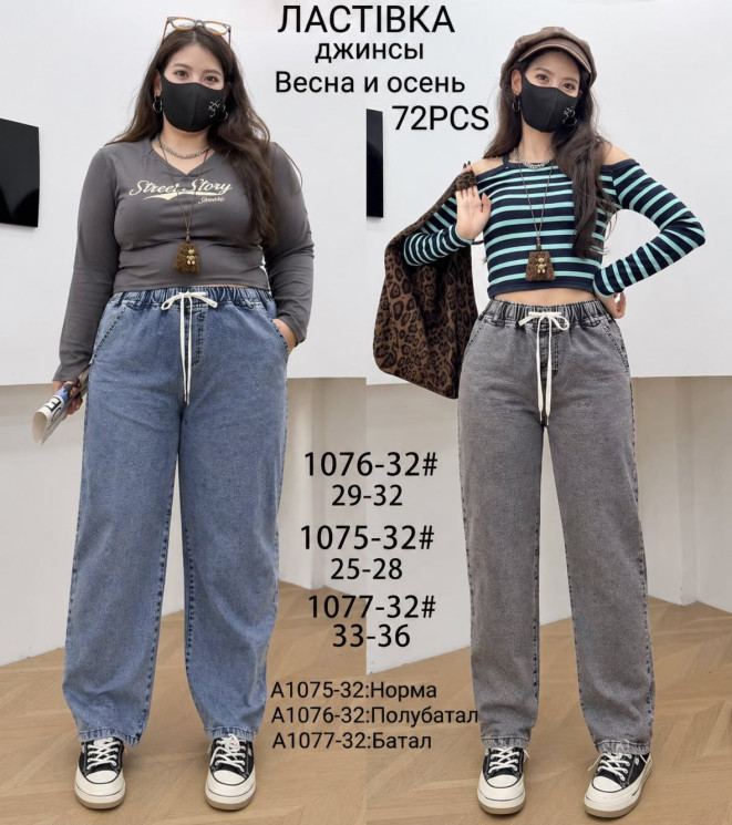 Джинси жіночі БАТАЛ (33,34,35,36 р.) P100088