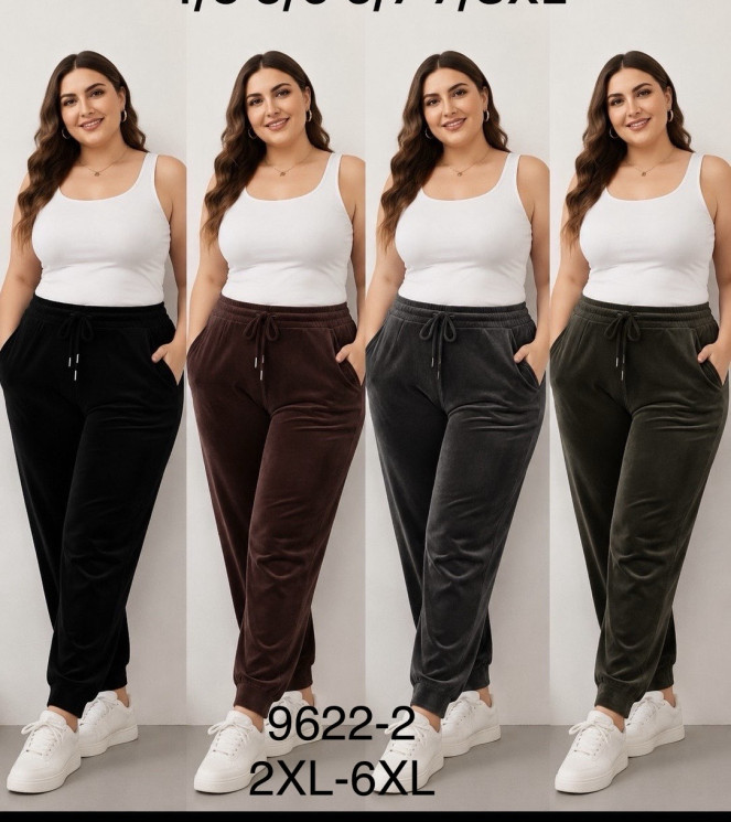 Спортивні штани жіночі (2XL,3XL,4XL,5XL,6XL) A104314