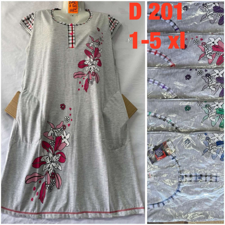 Нічна сорочка жіноча ( XL, 2XL, 3XL, 4XL, 5XL)  N96722