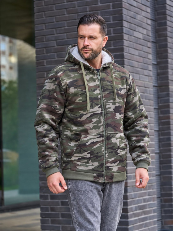 Кофта чоловіча (хутро) (XL,2XL,3XL,4XL,5XL) A105672