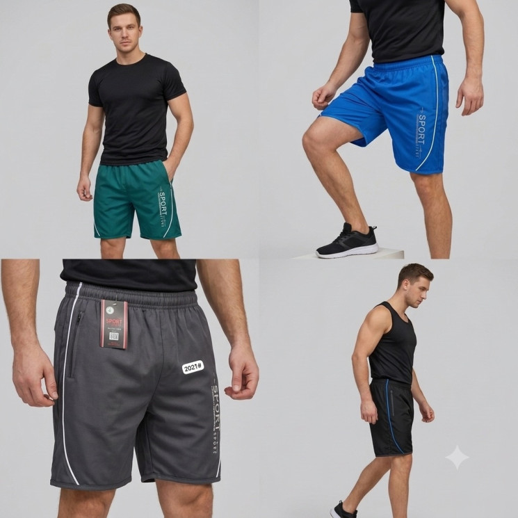 Шорти чоловічі (XL,2XL,3XL,4XL,5XL) P101700-1