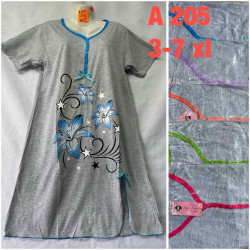 Нічна сорочка жіноча Напівбатал ( 3XL, 4XL, 5XL, 6XL, 7XL )  N96729