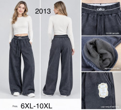 Спортивні штани жіночі (хутро) (6XL,7XL,8XL,9XL,10XL) A105586