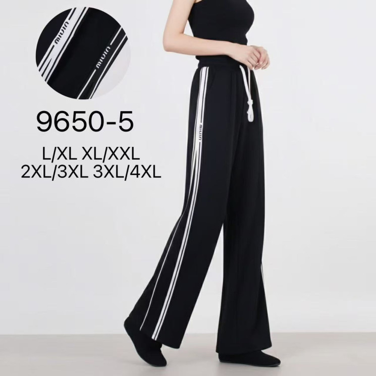 Спортивні штани жіночі (L-XL, XL-2XL, 2XL-3XL, 3XL-4XL) P94307