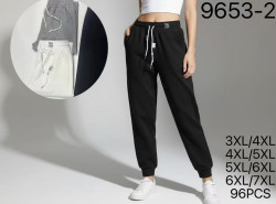 Спортивні штани жіночі БАТАЛ (3XL-4XL, 4XL-5XL, 5XL-6XL, 6XL-7XL) P95561