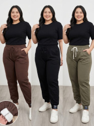 Спортивні штани жіночі (хутро) БАТАЛ (3XL,4XL,5XL,6XL,7XL) A104324