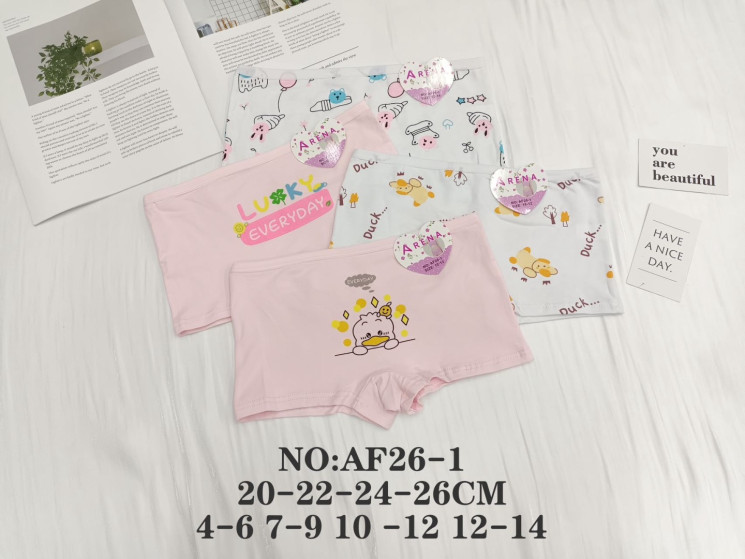Трусики дитячі (4-6, 7-9, 10-12, 12-14 років ) N98379