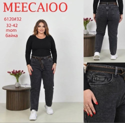 Джинси жіночі (МОМ) (байка) (32,34,36,38,40,42 р.) A105598