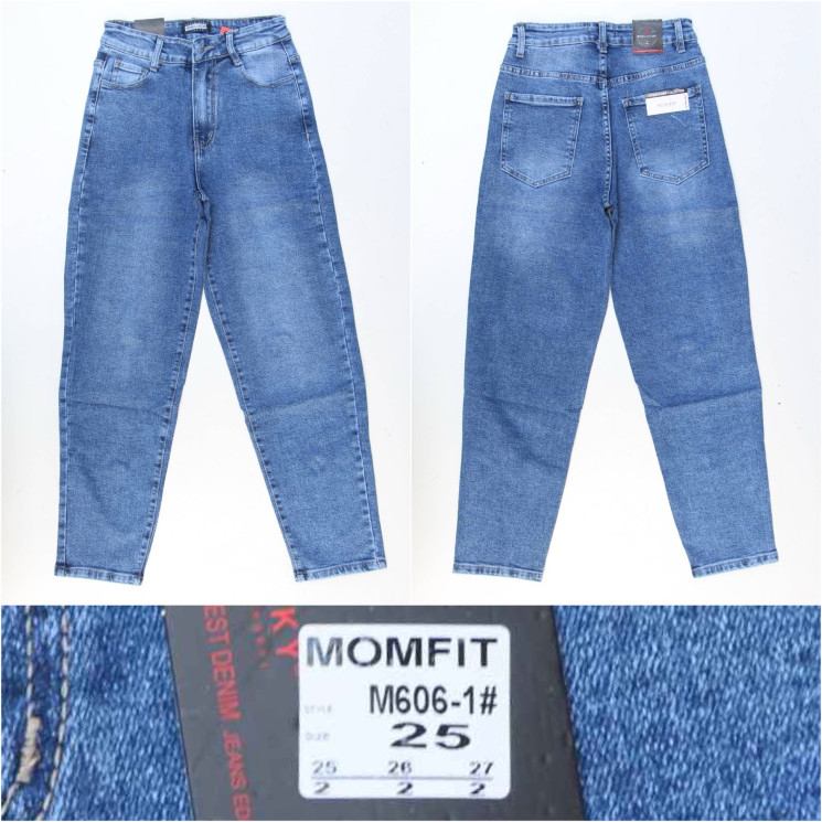Джинси жіночі (МОМ) (25,25,26,26,27,27 р.) A104256