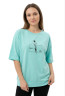 Футболка жіноча Напівбатал ( 50-54 р.)  N97162