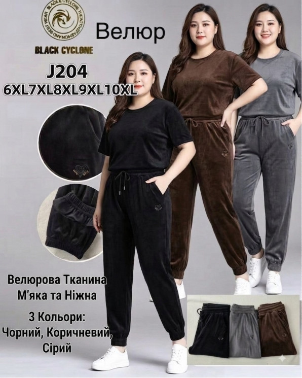 Спортивні штани жіночі БАТАЛ (6XL,7XL,8XL,9XL,10XL) A103304