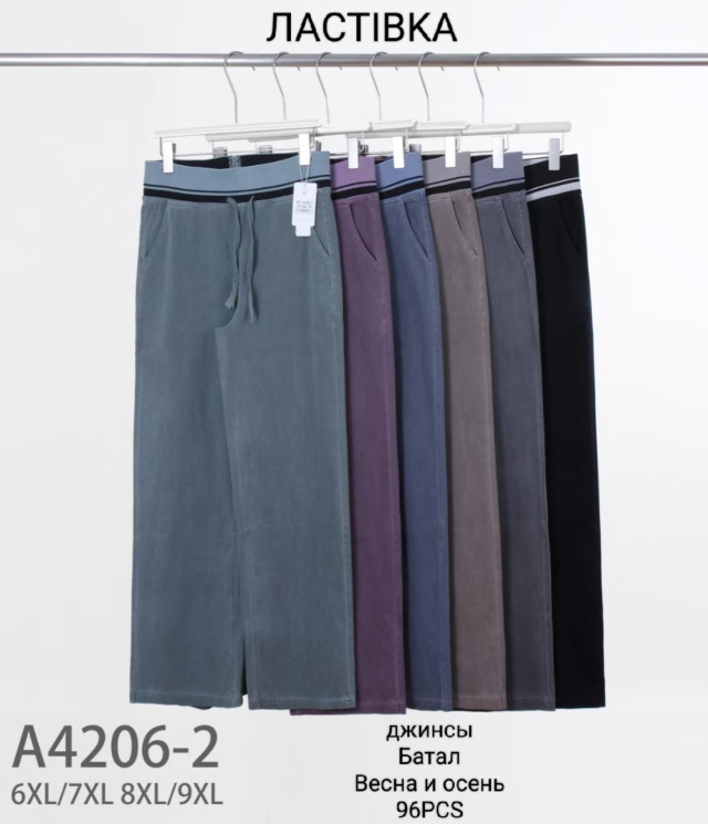 Джинси жіночі Батал ( 6XL-7XL, 8XL-9XL) N95386