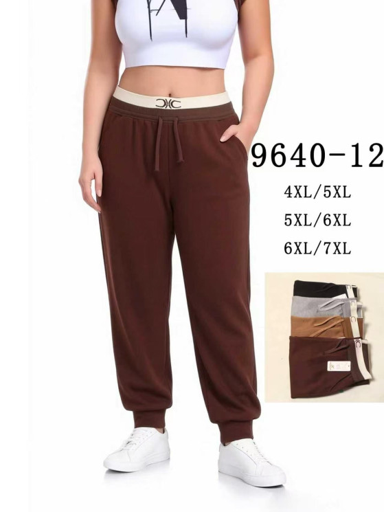 Спортивні штани жіночі (4XL-5XL, 5XL-6XL, 6XL-7XL) P101381