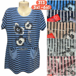 Футболка жіноча Напівбатал ( 3XL-6XL) N96469