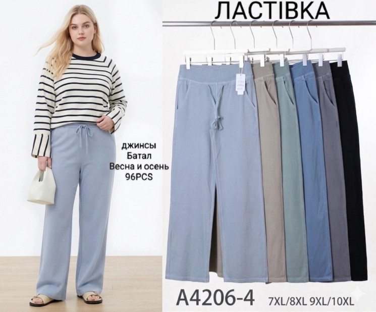 Джинси жіночі БАТАЛ (7XL-8XL, 9XL-10XL) P101387